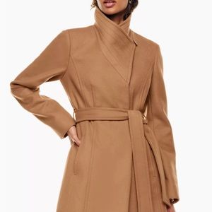 Babaton Connor Coat in Camel Size Small